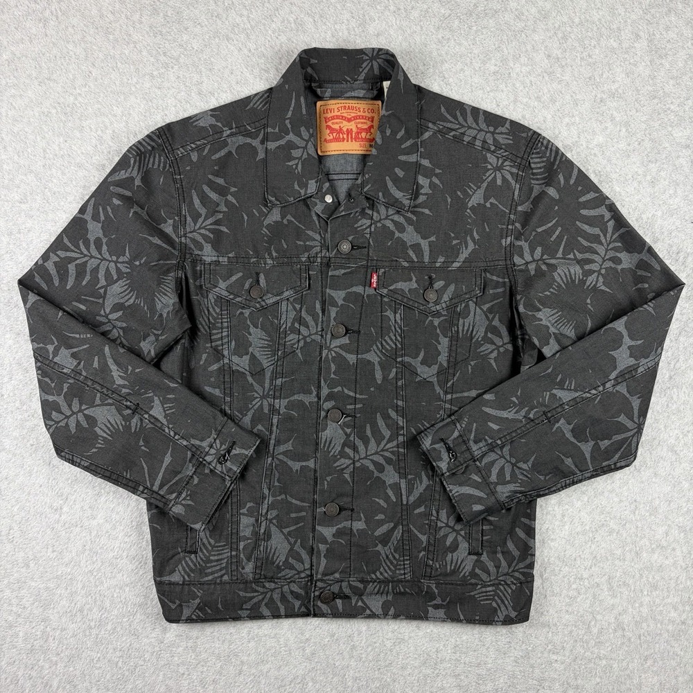 Levi's Sample Trucker Jacket Mens Medium Mineral … - image 1